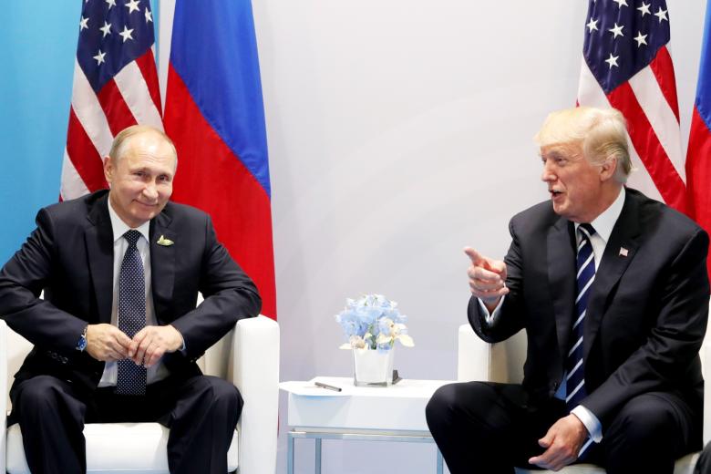 Владимир Путин, Дональд Трамп