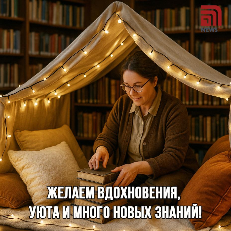 Скачать бесплатные красивые картинки ко Дню библиотекаря