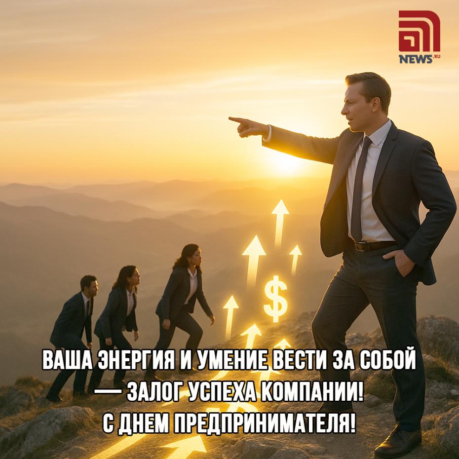 Скачайте бесплатные открытки на День предпринимателя
