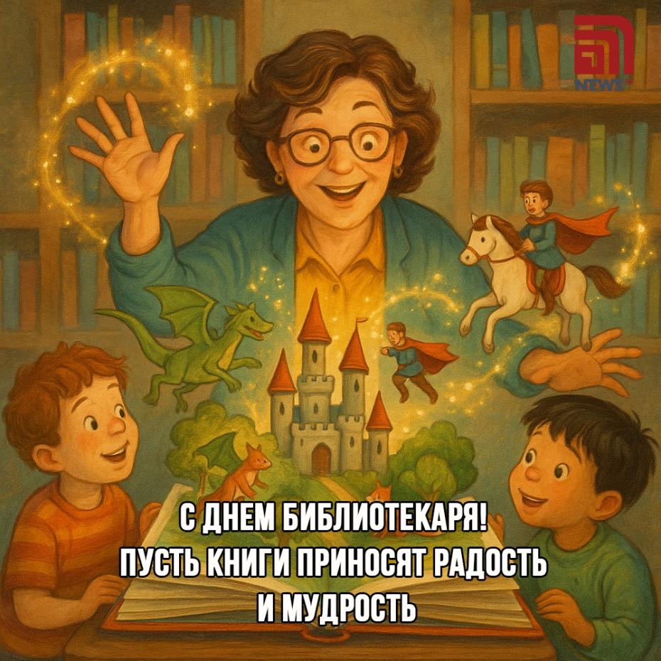 Скачать бесплатно открытки и картинки для Дня библиотекаря