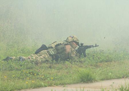 Появилось видео боев в Отрадном