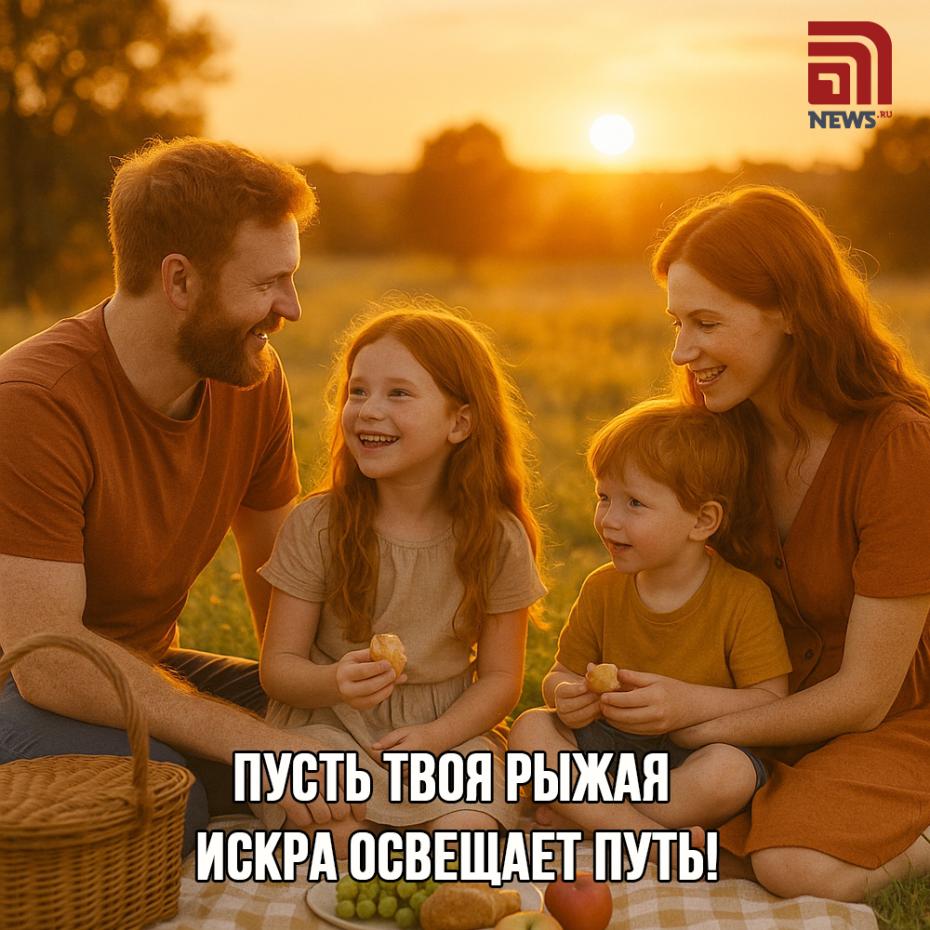 Найти бесплатные открытки на День рыжих