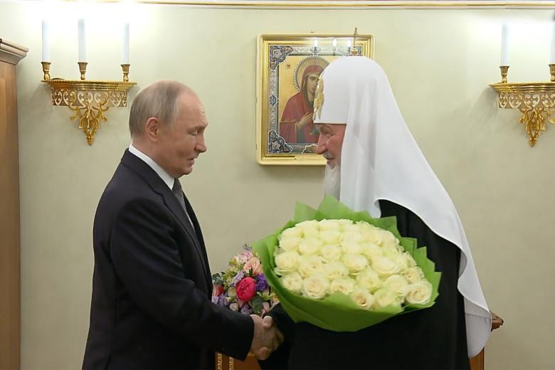 Владимир Путин и патриарх Московский и всея Руси Кирилл