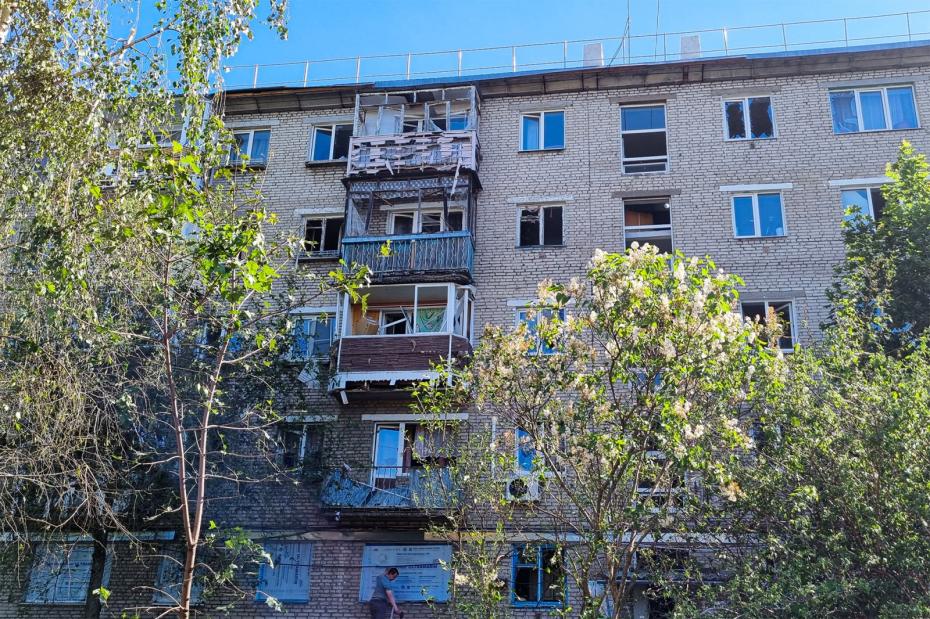 Последствия падения БПЛА в Туле