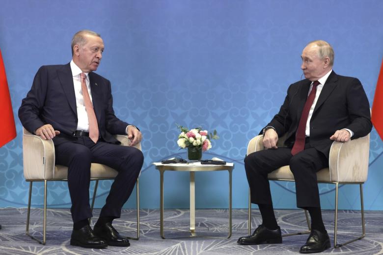 Реджеп Тайип Эрдоган и Владимир Путин