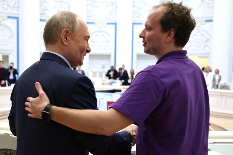Владимир Путин и Иван Ерхов