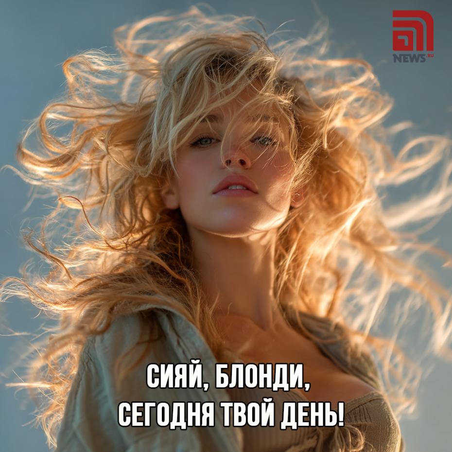 День блондинок, открытки скачать бесплатно