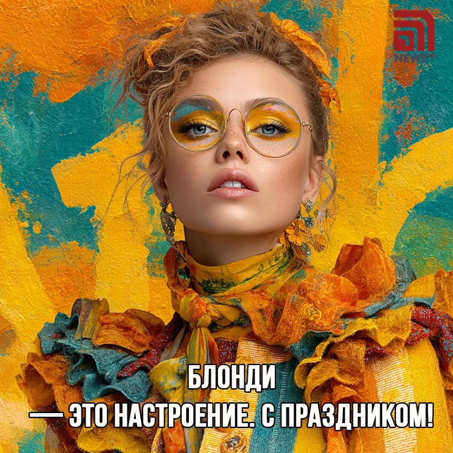 Открытки в День блондинок для родственников