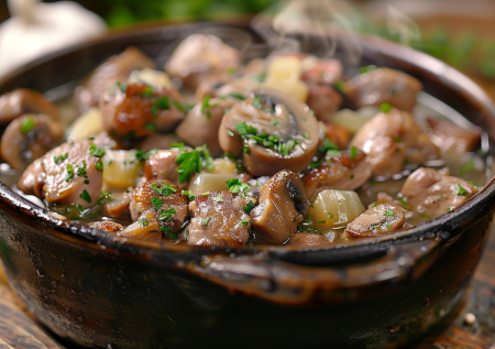 Рецепт для похудения: куриные сердечки с грибами. Едим — и вес уходит