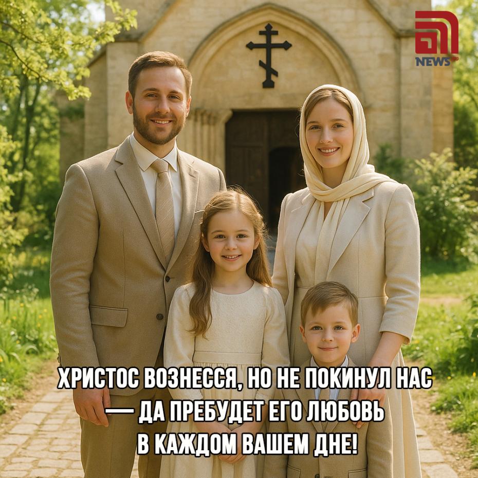 Поздравляем с Вознесением!