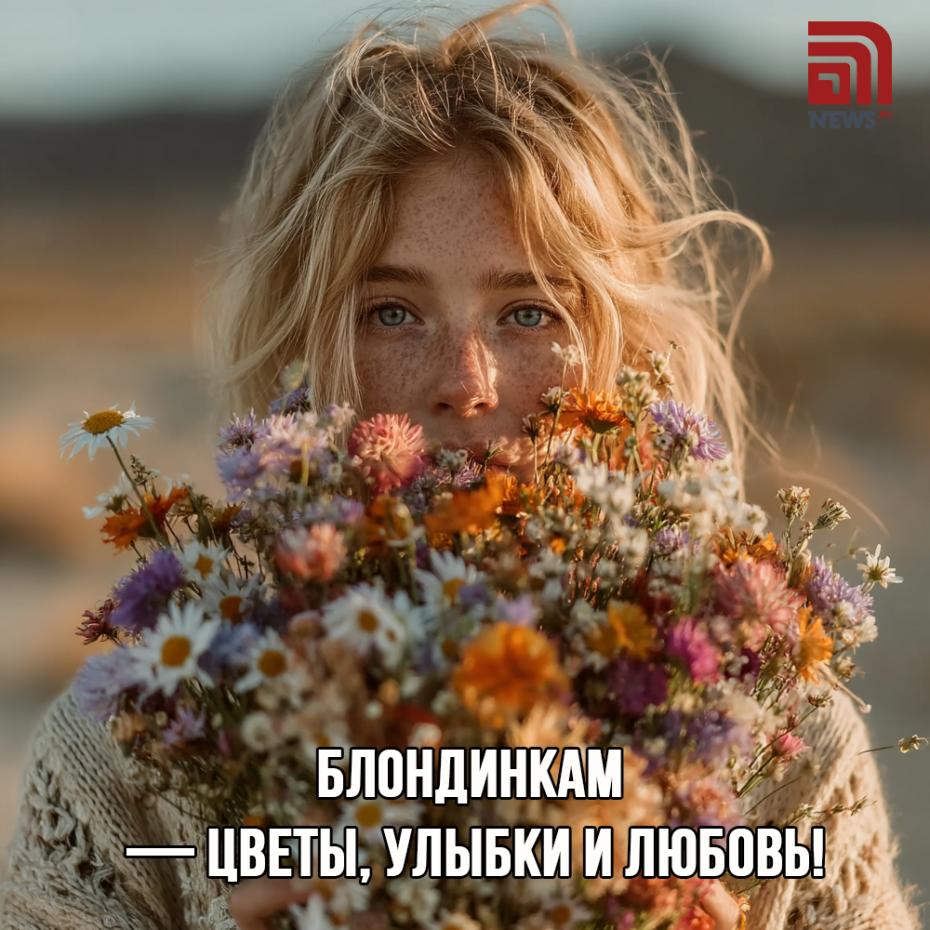 Позитивные открытки в День блондинок — 2025