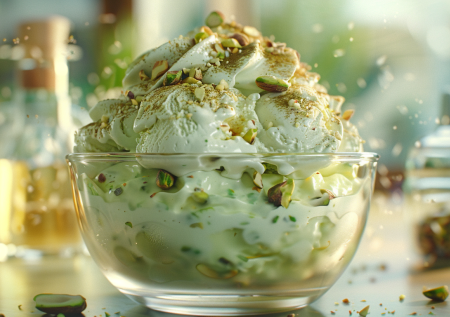 Фисташковое мороженое с творогом! Невероятно вкусное и просто готовится!