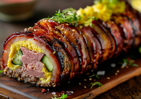 Разрезаешь, а там... Сочный мясной рулет с секретом! Хит моей кухни!