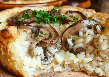 Разрезаешь, а там... Нежный курник с рисом и грибами! Хит моей кухни!