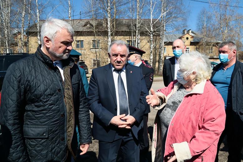 Владимир Уйба и мэр Ухты Магомед Османов (слева направо)