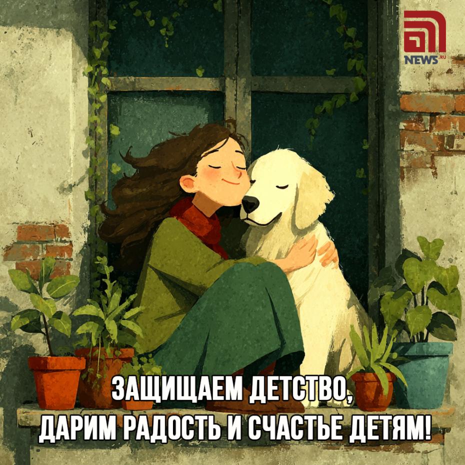 Онлайн-поздравление на День защиты детей