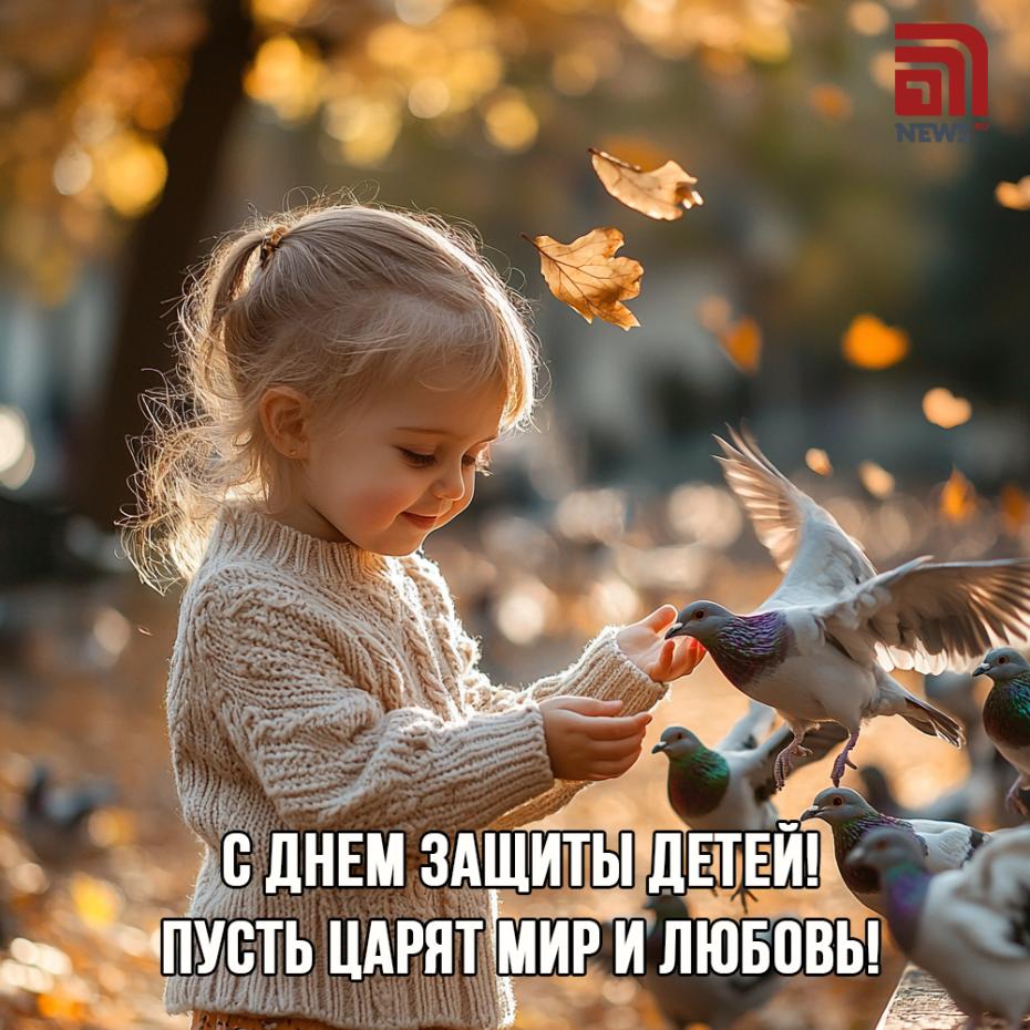 Открытка на День защиты детей 1 июня бесплатно
