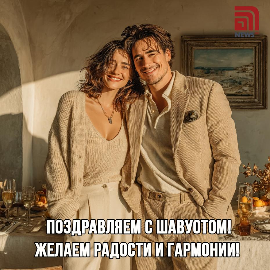 Картинка с поздравлениями на Шавуот бесплатно