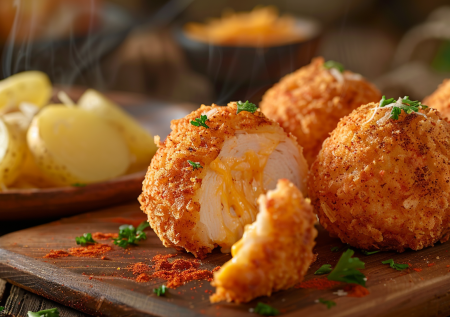 Куриные шарики с сыром и паприкой! Необычный ужин из обычных продуктов!