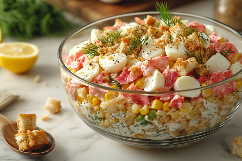 Салат «Королевский» легко готовить, а получается он очень вкусным