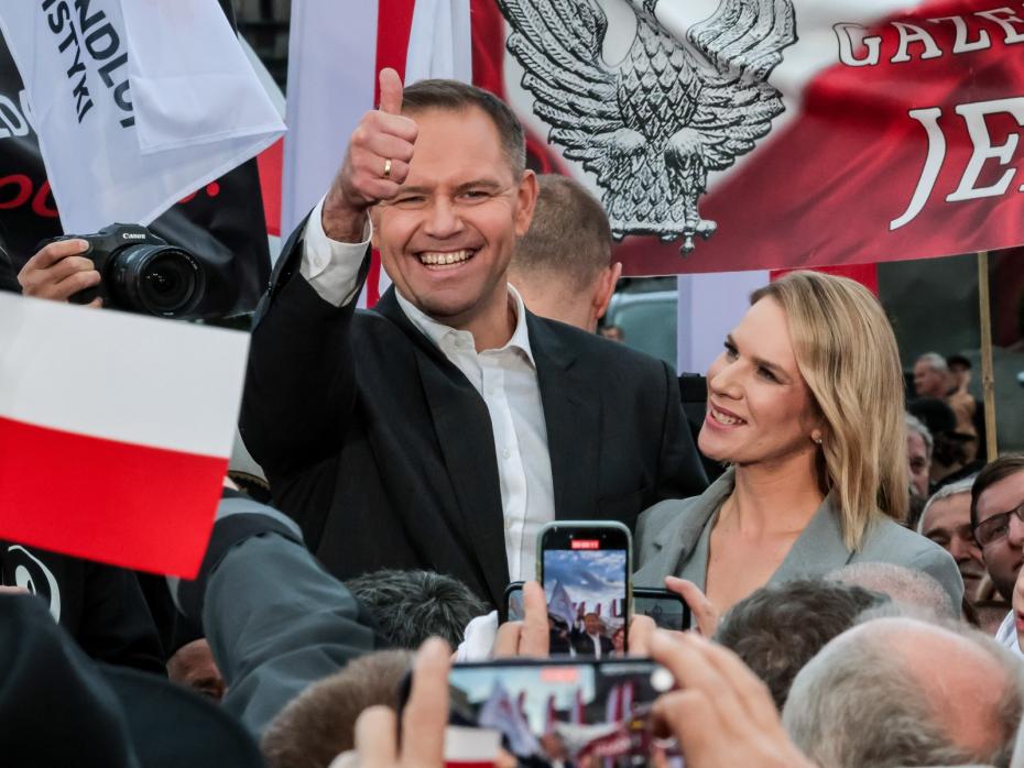 Кандидат в президенты Кароль Навроцкий