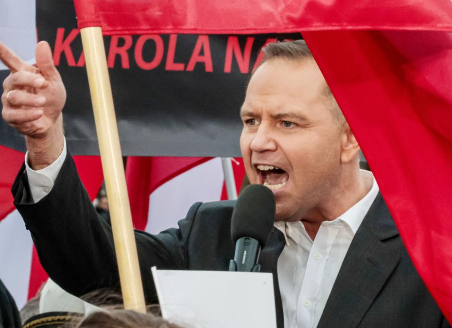 Кандидат в президенты Кароль Навроцкий