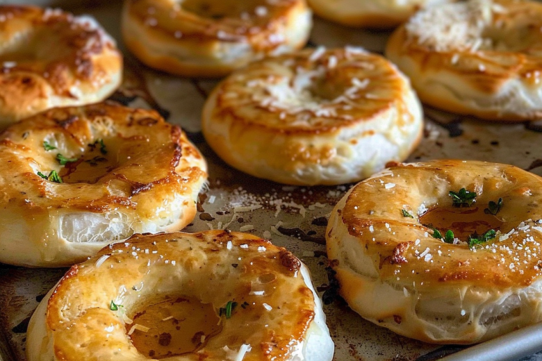 Простая и вкусная закуска: бублики с начинкой