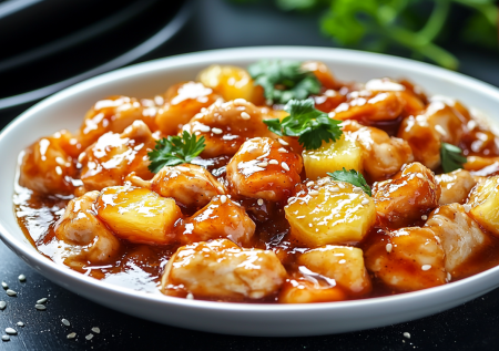 Курица с ананасами по-китайски! Простой рецепт с ресторанным шиком!