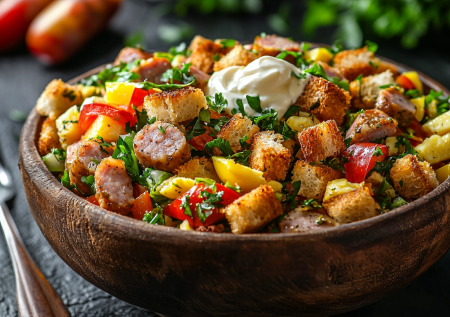 Лень готовить летом? Салат «Сиеста» за 15 минут — вкуснющий и простой