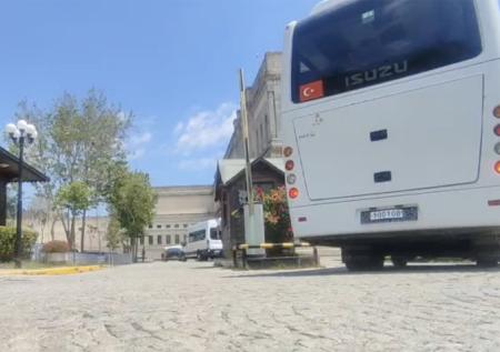 Украинская делегация на автобусе прибыла на переговоры с Россией
