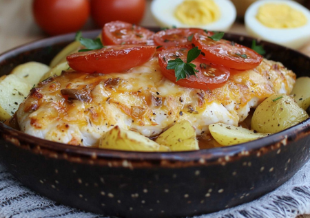 Минтай по-монастырски! Вкусный ужин «два в одном» из простых продуктов!