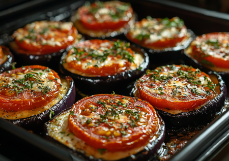 Баклажаны по-итальянски: мини-пиццы без теста за 15 минут! Вкуснота на ужин