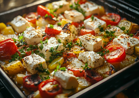 Такой минтай залетит на ура! Вкуснятина с фетой и овощами за 20 минут!