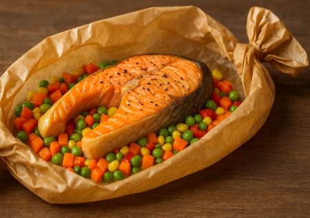 «Вкусный мешочек» с рыбкой! Обалденный ужин в красивой подаче за 15 минут