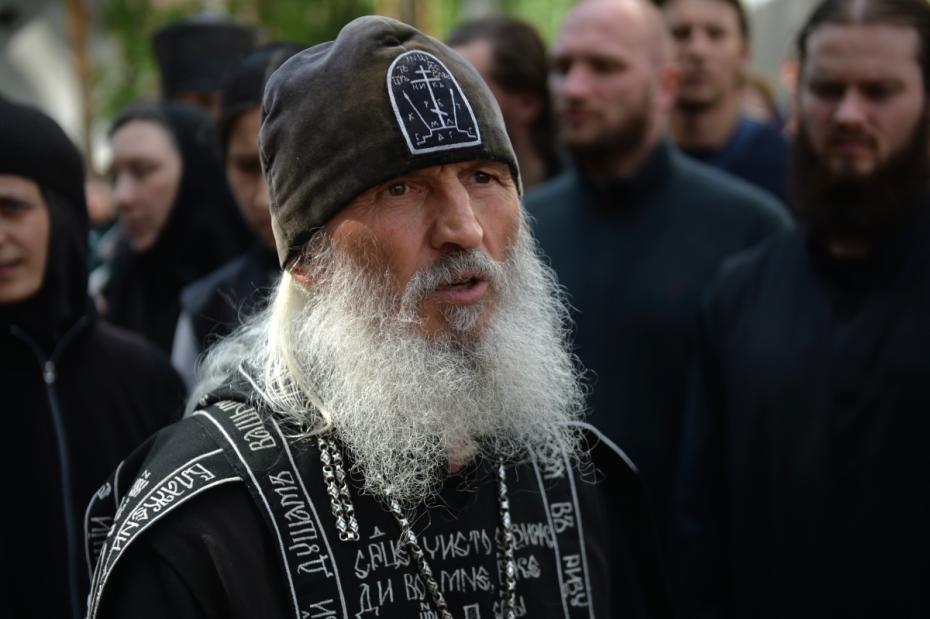 Схиигумен Сергий в Среднеуральском женском монастыре в Свердловской области