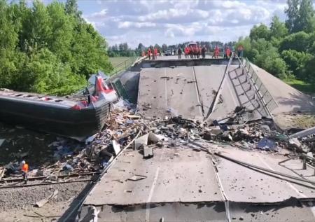 Стало известно, когда восстановят путепровод после теракта под Брянском
