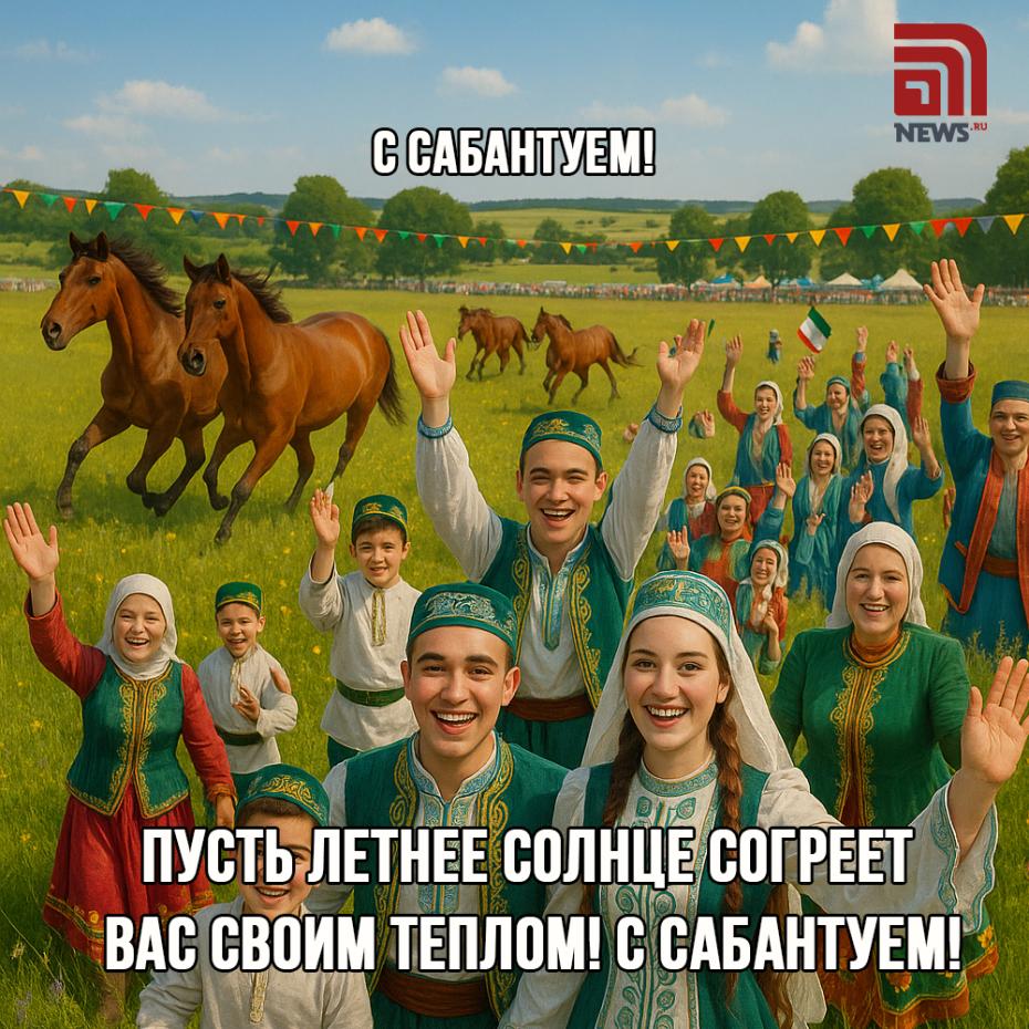 Отправить поздравления на Сабантуй картинки бесплатные