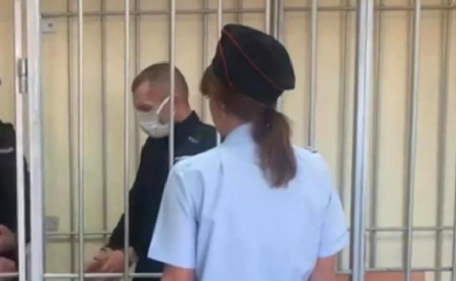 Владимир Александров во время суда