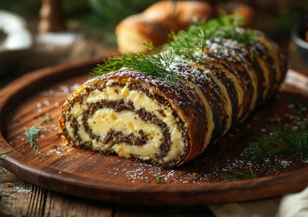Печеночный рулет с сырно-чесночной начинкой: вкуснятина, богатая железом