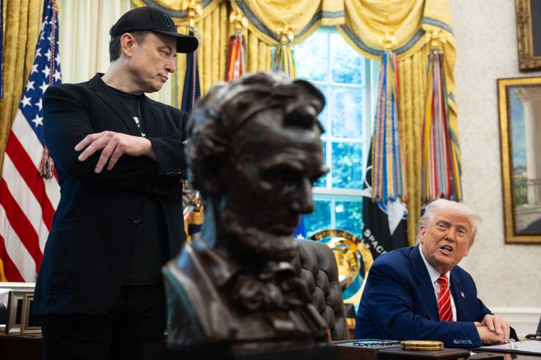 Илон Маск и Дональд Трамп