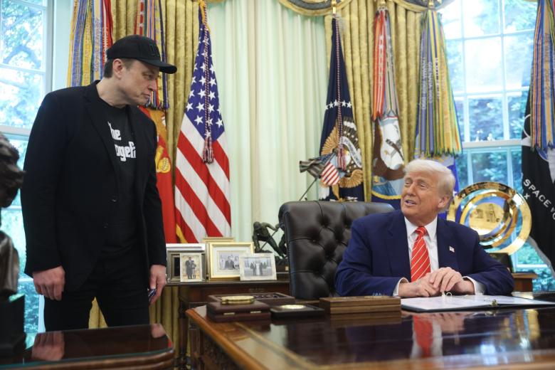 Дональд Трамп и Илон Маск