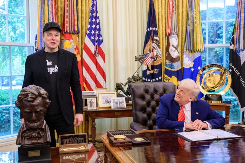 Дональд Трамп и Илон Маск