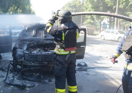 Под Одессой взорвалась машина ТЦК