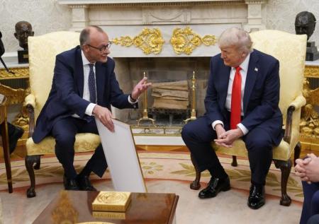 Мерцу уделили меньше внимания, чем Трампу на совместной пресс-конференции