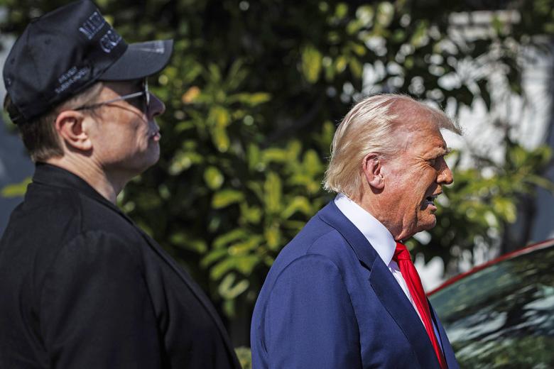 Илон Маск и Дональд Трамп