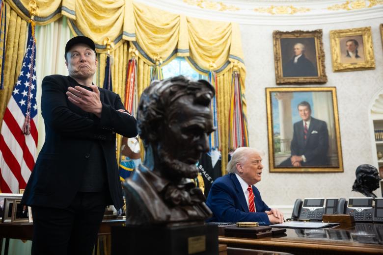 Дональд Трамп и Илон Маск