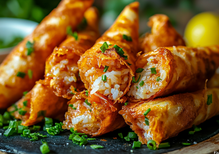 Варю полстакана риса, и улетная закуска «Рыбные хвостики» готова. Вкуснота!
