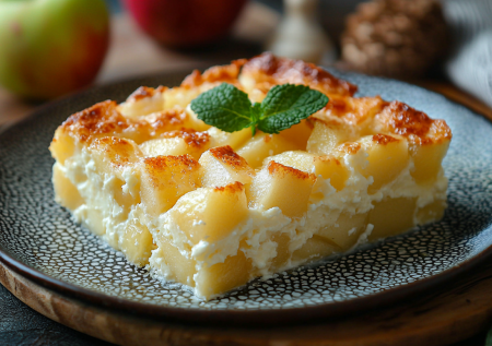 Завтрак за 20 минут! Творожная вкуснятина: нужно 4 ингредиента и яблоки!
