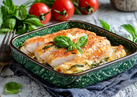 Вкуснее не ела! Курица по-французски — быстрый ужин из духовки за полчаса!