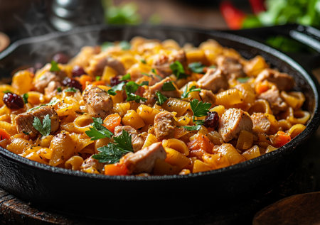 Макарошки с говядиной «А-ля плов»! Быстро, обалденно вкусно и сытно